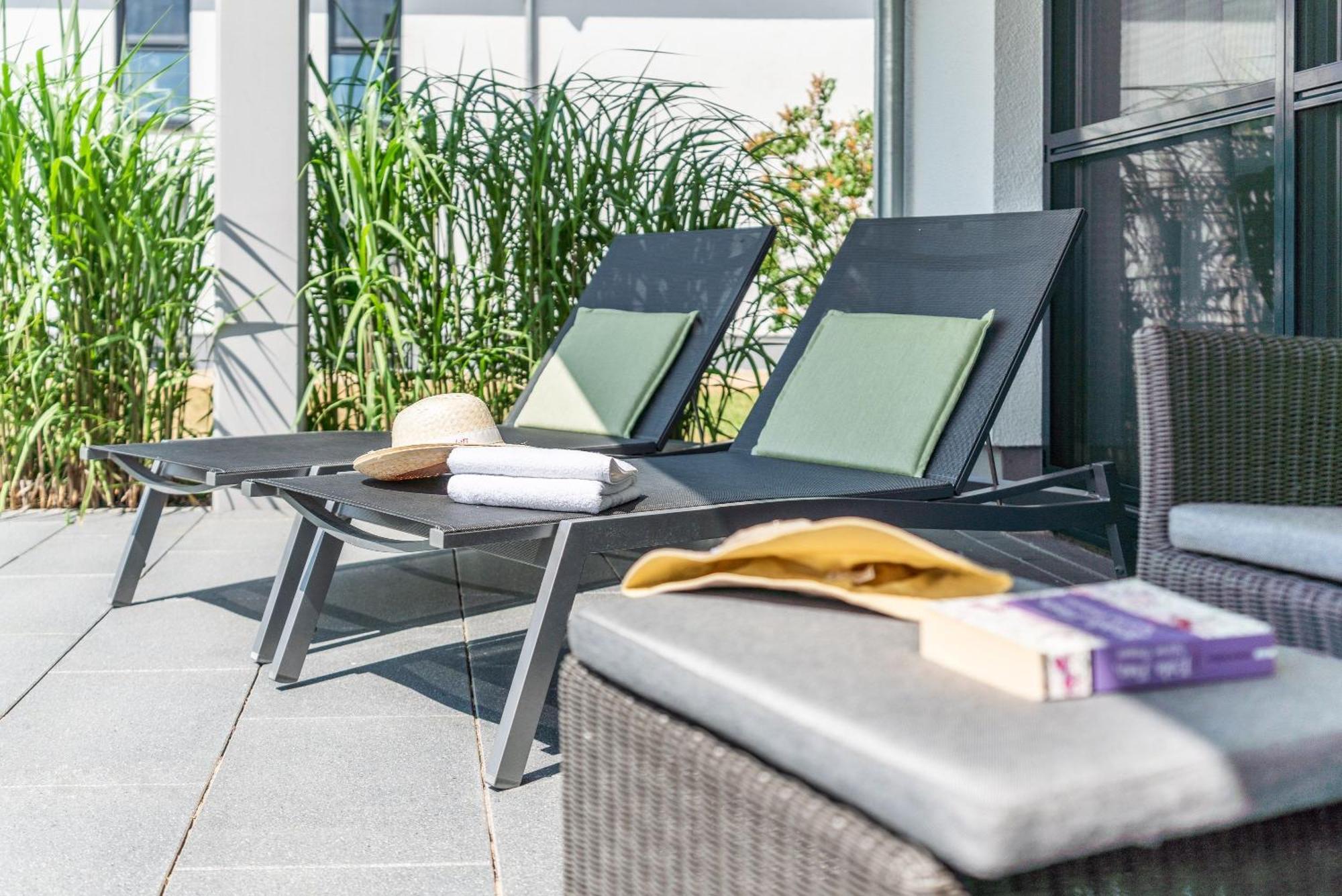 Terrassenwohnung "Inselhain" - Oase Am Haff Garz  Luaran gambar